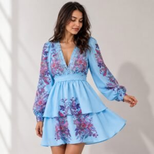 Sommerkleid Liza blau