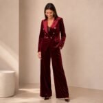 Velvet Blazer Bordeaux ausverkauft